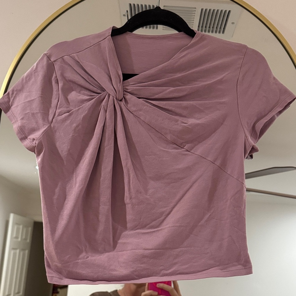 Lululemon Lavender Twist-Front Women’s Top